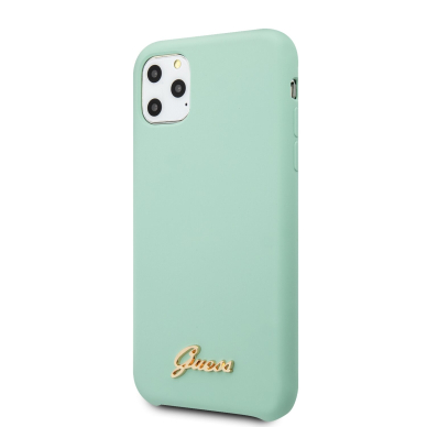 iPhone 11 PRO mėtos spalvos GUESS nugarėlė GUHCN58LSLMGG 2