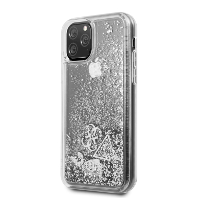 iPhone 11 PRO sidabro spalvos GUESS nugarėlė GUHCN58GLHFLSI 2