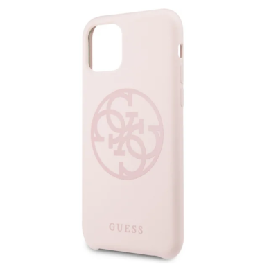 iPhone 11 PRO šviesiai rožinė GUESS nugarėlė GUHCN58LS4GLP 1