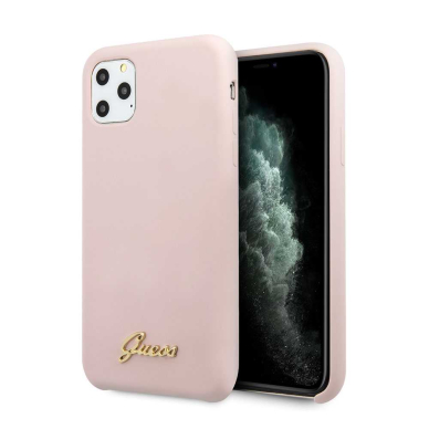 iPhone 11 PRO šviesiai rožinė GUESS nugarėlė GUHCN58LSLMGLP iPhone 11 PRO šviesiai rožinė GUESS nugarėlė GUHCN58LSLMGLP