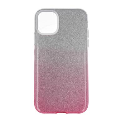 iPhone 11 rožinė GLITTER3 nugarėlė