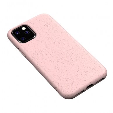 iPhone 11 šviesiai rožinė ECO wheat nugarėlė 1