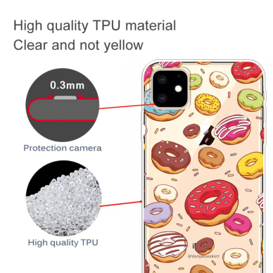 iPhone 11 Tracy clear nugarėlė Doughnuts 2 1