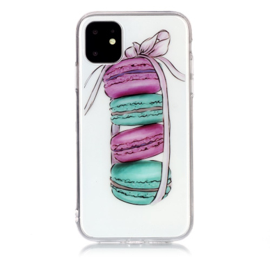 iPhone 11 Tracy clear nugarėlė Macaroon