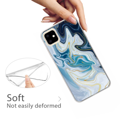 iPhone 11 Tracy melsva nugarėlė Marble+pop laikiklis 2