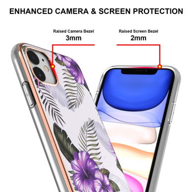 iPhone 11 Tracy nugarėlė PURPLE FLOWER 4