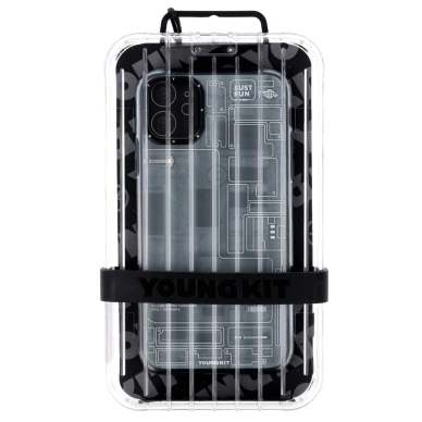 iPhone 11 white YOUNGKIT Technology Series nugarėlė 1