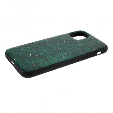 iPhone 11 žalia EPOXY MARBLE nugarėlė 4