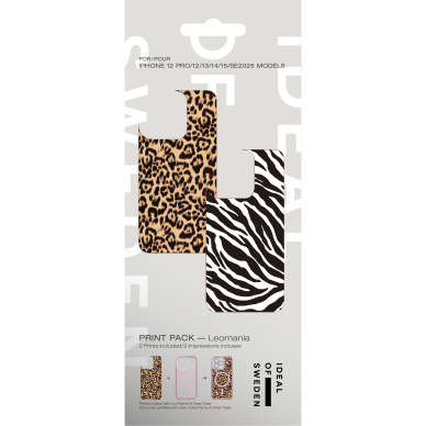 iPhone 12 / 12 PRO / 13 / 14 / 15 Leomania Print Pack 3
