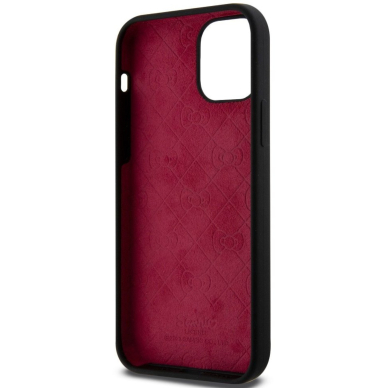 iPhone 12 / 12 PRO Black Liquid Silicone Daydreaming Logo HELLO KITTY nugarėlė 4
