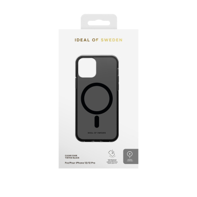 iPhone 12 / 12 PRO iDeal Of Sweden Tinted Black MagSafe nugarėlė 1