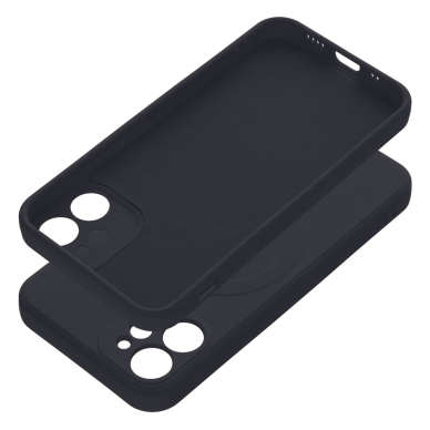 iPhone 12 MINI black MagSilicone nugarėlė 6