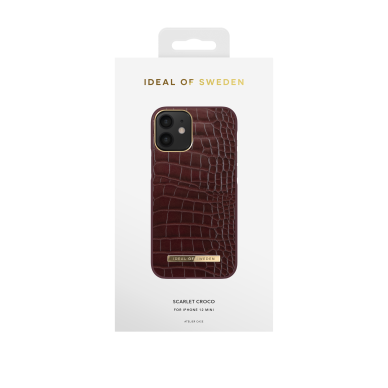 iPhone 12 MINI iDeal Of Sweden dėklas Scarlet Croco 1