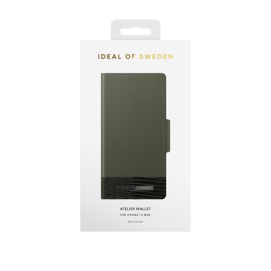 iPhone 12 MINI iDeal Of Sweden dėklas Unity Wallet Metal Woods 2