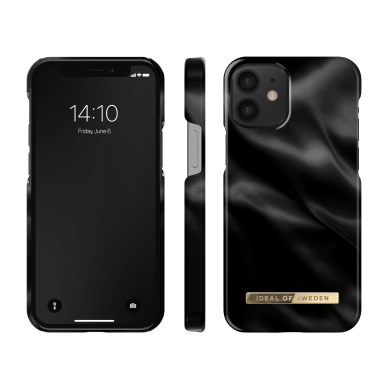 iPhone 12 MINI iDeal Of Sweden nugarėlė Black Satin 2