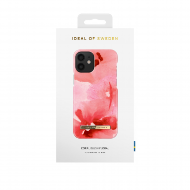 iPhone 12 MINI iDeal Of Sweden nugarėlė Coral Blush Floral 1