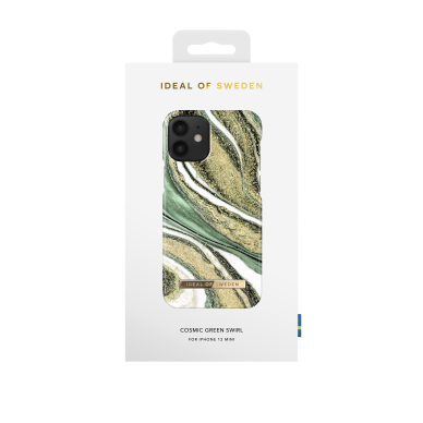 iPhone 12 MINI iDeal Of Sweden nugarėlė Cosmic green Swirl 1