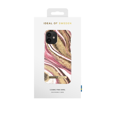 iPhone 12 MINI iDeal Of Sweden nugarėlė Cosmic Pink Swirl 2 iPhone 12 MINI iDeal Of Sweden nugarėlė Cosmic Pink Swirl 2