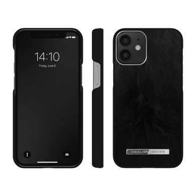 iPhone 12 MINI iDeal Of Sweden nugarėlė Glossy Black - Silver 2