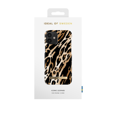 iPhone 12 MINI iDeal Of Sweden nugarėlė Iconic Leopard 1