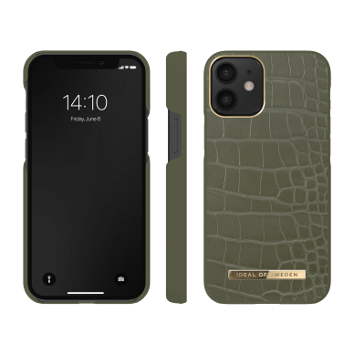 iPhone 12 MINI iDeal Of Sweden nugarėlė Intense Khaki Croco 1