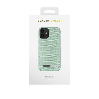 iPhone 12 MINI iDeal Of Sweden nugarėlė Mint Croco 1