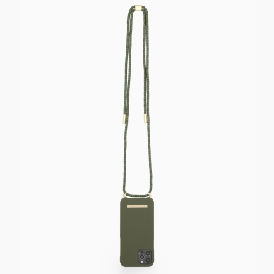 iPhone 12 MINI iDeal Of Sweden Ordinary Necklace nugarėlė Cool Khaki 2
