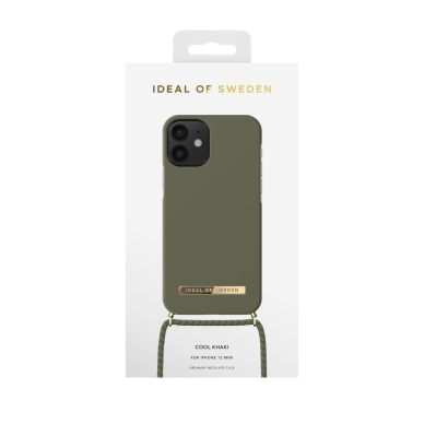 iPhone 12 MINI iDeal Of Sweden Ordinary Necklace nugarėlė Cool Khaki 3