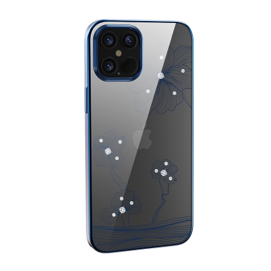 iPhone 12 mini juoda Crystal Flora Devia nugarėlė 2