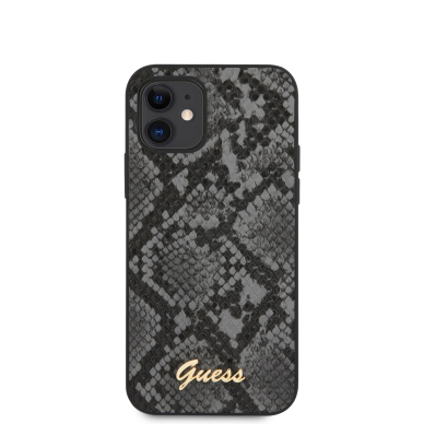 iPhone 12 MINI juoda GUESS nugarėlė GUHCP12SPUSNSMLBK 2