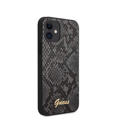 iPhone 12 MINI juoda GUESS nugarėlė GUHCP12SPUSNSMLBK 4