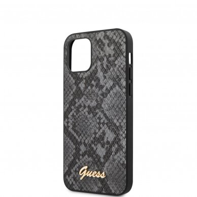 iPhone 12 MINI juoda GUESS nugarėlė GUHCP12SPUSNSMLBK 5