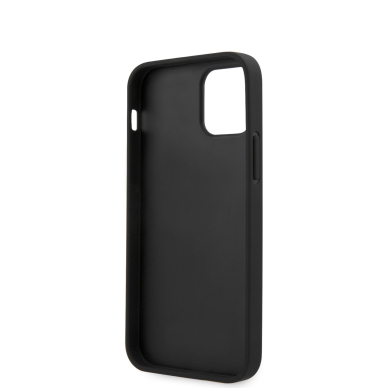 iPhone 12 MINI juoda GUESS nugarėlė GUHCP12SVSATMLBK 6