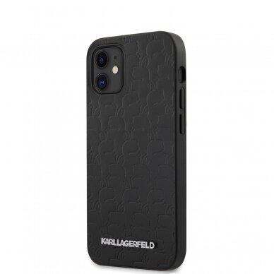 iPhone 12 MINI juoda KARL LAGERFELD nugarėlė KLHCP12SPUKBK 4