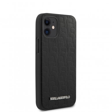 iPhone 12 MINI juoda KARL LAGERFELD nugarėlė KLHCP12SPUKBK 7