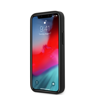 iPhone 12 MINI juoda KARL LAGERFELD nugarėlė KLHCP12SPUKBK 3