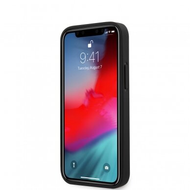 iPhone 12 MINI juoda KARL LAGERFELD nugarėlė KLHCP12SPUKBK 3