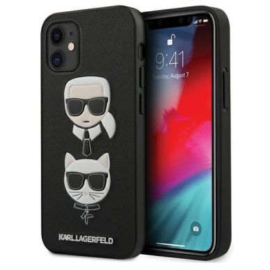 iPhone 12 MINI juoda KARL LAGERFELD nugarėlė KLHCP12SSAKICKCBK 7