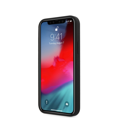 iPhone 12 MINI juoda KARL LAGERFELD nugarėlė KLHCP12SSLSGRBK 1