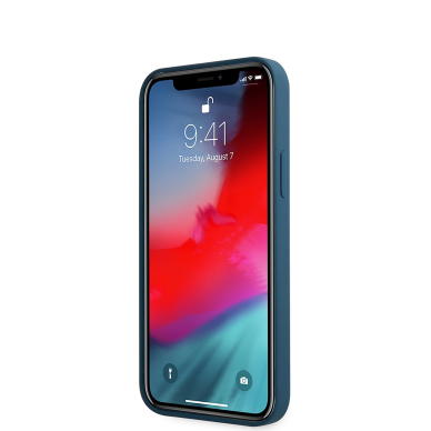 iPhone 12 MINI mėlyna GUESS nugarėlė GUHCP12SLSLMGBL 1