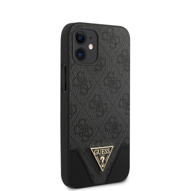 iPhone 12 MINI pilka GUESS nugarėlė GUHCP12SPU4GHBK 4