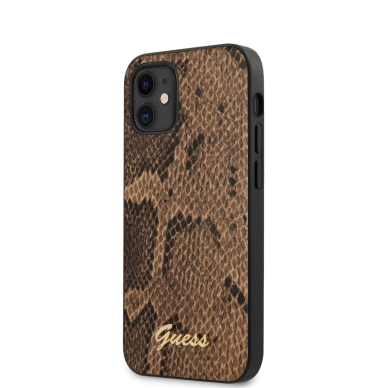 iPhone 12 MINI ruda GUESS nugarėlė GUHCP12SPUSNSMLBR 1