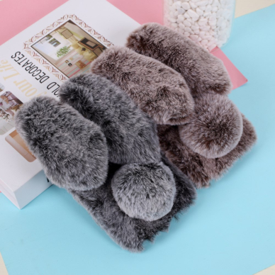 iPhone 12 MINI ruda nugarėlė Fluffy rabbit 4