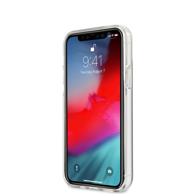 iPhone 12 MINI skaidri KARL LAGERFELD nugarėlė KLHCP12STRIK 1