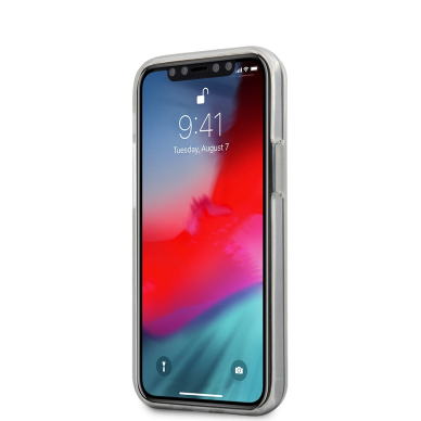 iPhone 12 MINI skaidri-rožinė KARL LAGERFELD nugarėlė KLHCP12SCFNRCPI 3
