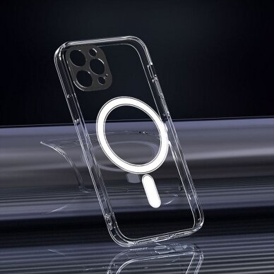 iPhone 12 PRO clear MagSilicone nugarėlė 3