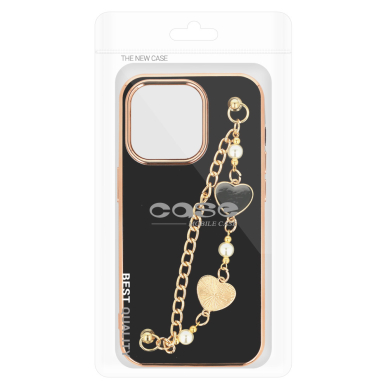 iPhone 12 PRO juoda ROOSEVELT TREND nugarėlė design 3 4