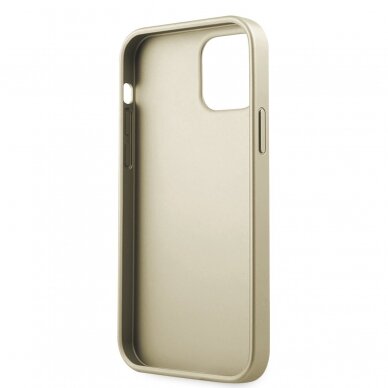 iPhone 12 Pro Max aukso spalvos GUESS nugarėlė GUHCP12LIGLGO 6