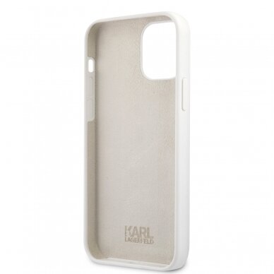 iPhone 12 PRO MAX balta KARL LAGERFELD nugarėlė KLHCP12LSLKHWH 6