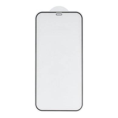 iPhone 12 PRO MAX black pilnas OTAO MATTE apsauginis stiklas